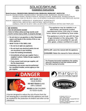 Marquis MQHBZDV4236LPE Installation Instructions Manual