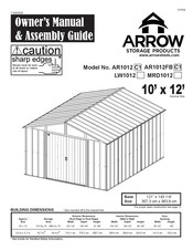 Arrow Storage Products MRD1012 Owner's Manual & Assembly Manual