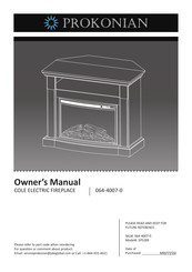 Prokonian 064-4007-0 Owner's Manual