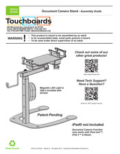 Touchboards Dewey DCS1A Assembly Manual