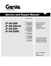 Terex Genie Z34N15D-102 Service And Repair Manual