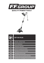 F.F. Group EST 550 PLUS Original Instructions Manual