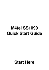 M4TEL SS1090 Quick Start Manual