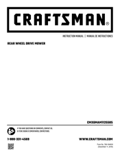 Craftsman CMXGMAM1125505 Instruction Manual