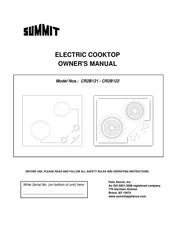 Summit CR2B122 Owner's Manual