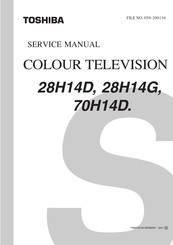 Toshiba 28H14G Service Manual
