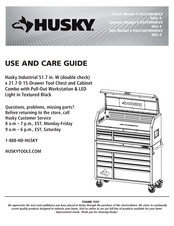 Husky H52CH6HDV3 Use And Care Manual