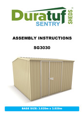 Duratuf Sentry SG3030 Assembly Instructions Manual