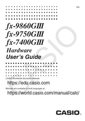 Casio fx-9860GIII Hardware User's Manual