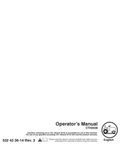 Husqvarna CTH2038 Operator's Manual