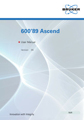 Bruker Ascend 600'89 User Manual