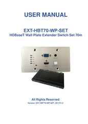 AVDIS GeMNeXT EXT-HBT70-WP-SET User Manual