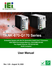 Iei Technology TANK-870-Q170 Series User Manual