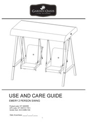 Garden Oasis EMERY D71 M20355 Use And Care Manual