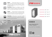 PR electronics 2223 Manual