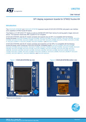 ST X-NUCLEO-GFX01M2 User Manual