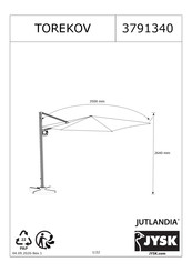 Jysk 3791340 Manual
