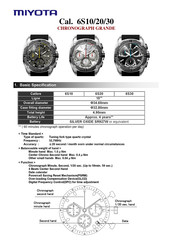 Citizen 6S30 Manual
