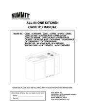 Summit CK542SINKR Owner's Manual