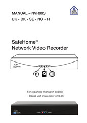 SafeHome NVR903 Manual