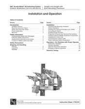 S&C Scada-Mate SD Installation And Operation Manual