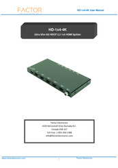 Factor Electronics HD-1x4-4K User Manual