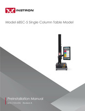 Instron 68SC-5 Preinstallation Manual