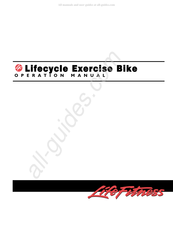 LifeFitness Lifecycle 8500R Operation Manual