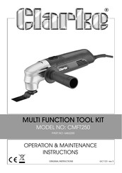 Clarke CMFT250 Operation & Maintenance Instructions Manual