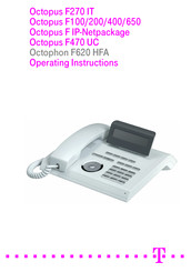 Octopus F620 HFA Operating Instructions Manual