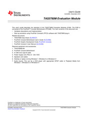 Texas Instruments TAS5780M User Manual