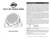 ADJ JELLY GO PAR64 RGBA User Instructions