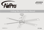 Progress Lighting AirPro P2586 Installation Manual