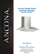 Ancona GCD436 User's Manual & Installation Instructions