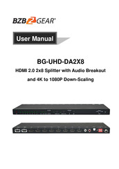 BZB Gear BG-UHD-DA2X8 User Manual