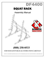 Deltech Fitness DF4400 Assembly Manual