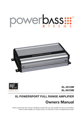 PowerBass XL-3515M Owner's Manual
