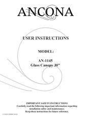 Ancona AN-1145 User Instructions