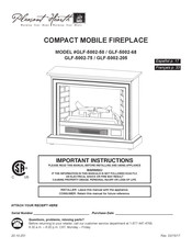 pleasant hearth GLF-5002-75 Installation Instructions Manual