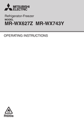 Mitsubishi Electric MR-WX627Z Operating Instructions Manual