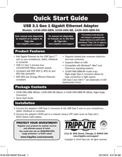 Tripp Lite U436-06N-GBW Quick Start Manual