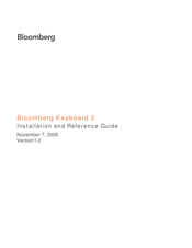 Blomberg Keyboard 2 Installation And Reference Manual
