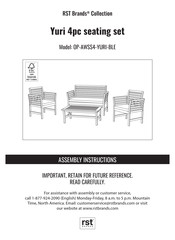 rst brands OP-AWSS4-YURI-BLE Assembly Instructions Manual