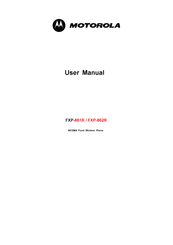 Motorola FXP-862R User Manual