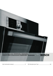 Bosch HGG933250J Instruction Manual