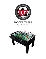 Warrior Table Soccer WTST4004UP Assembly Instructions Manual