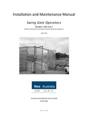 GDS GDS 6 Installation And Maintenance Manual