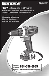 Genesis GLCD122P Operator's Manual