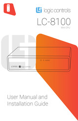 Logic Controls LC8100 User Manual And Installation Manual