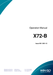 WinGD X72-B Operation Manual